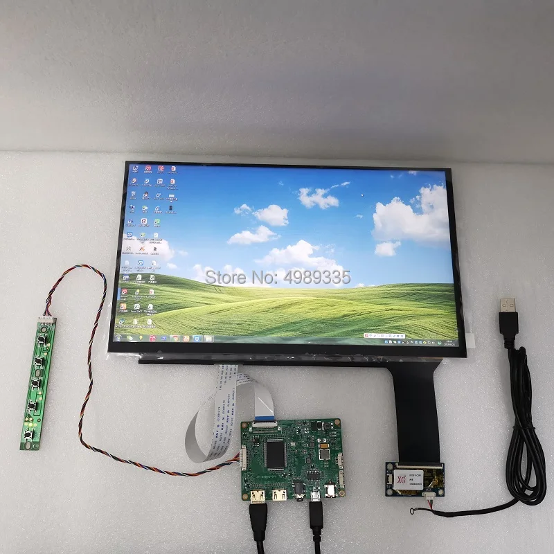 13,3 дюймоый сенсорный дисплей модуль комплект HDMI емкостный сенсорный экран 10 пунктов USB5V решения электропитания