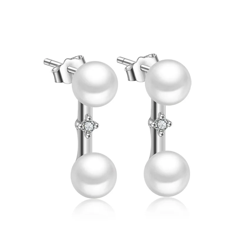 

Silver Princess Cute Earrings New Female Jewelry Temperament Drop-shaped Earrings Simple Fashion Handicrafts