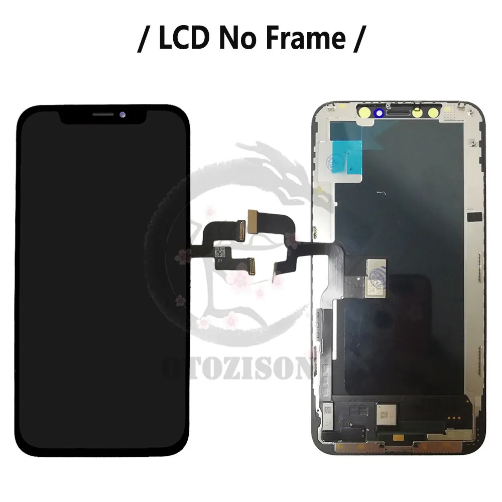 ЖК-дисплей Incell/OLED для Apple iPhone X XS MAX XR, сенсорный датчик с дигитайзером в сборе, сменный экран XsMax, протестированный дисплей