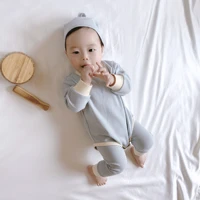 baby boys clothes newborns boutique jumpsuit toddlers girls cotton thickened bodysuit pants hat outfits infant long sleeve