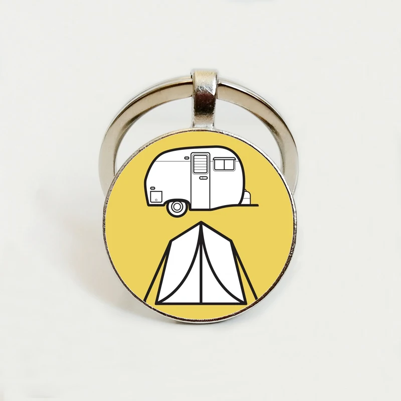 2020 Новый походный брелок трейлер RV Caravan Campground природа на открытом воздухе летний