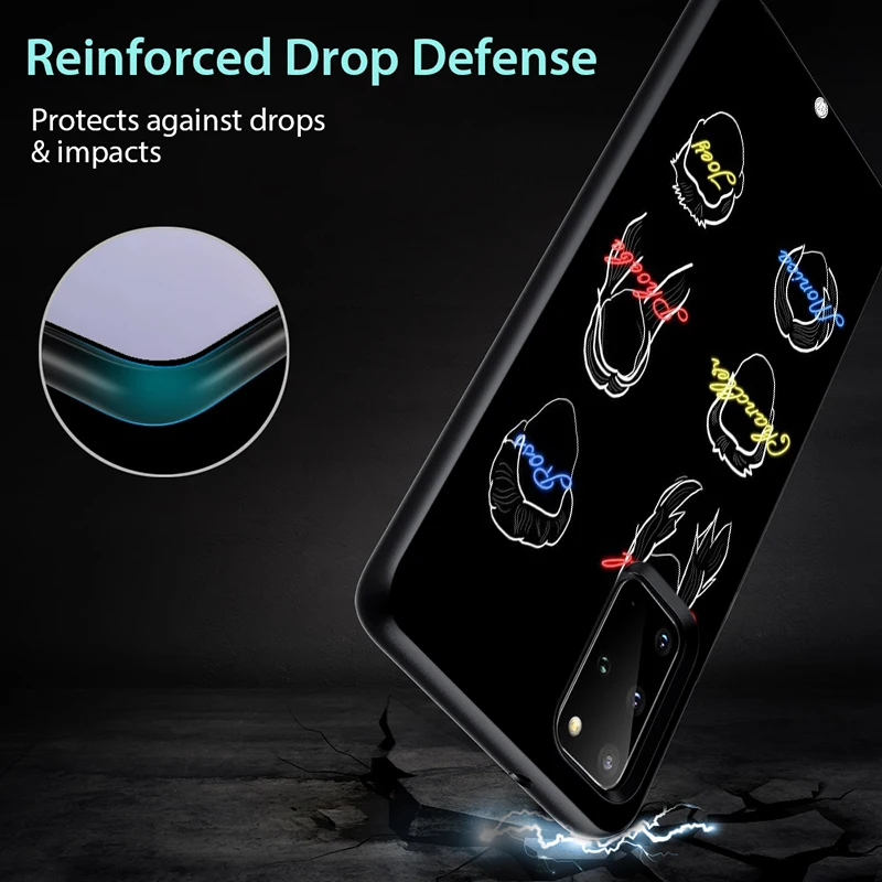 

TV Friends for Samsung Note 20 10 9 8 Ultra Plus A91 A81 A71 A51 A42 A41 A31 A21 A12 A11 A01 Black Phone Case