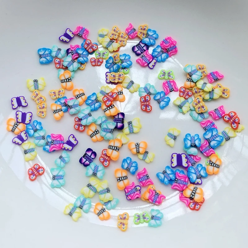 

Наклейки для ногтей, полимерная глина, смешанные цвета, 220 шт.