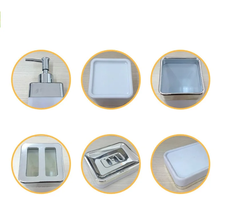 Набор из 5 аксессуаров для ванной комнаты держатель зубной пасты и щетки