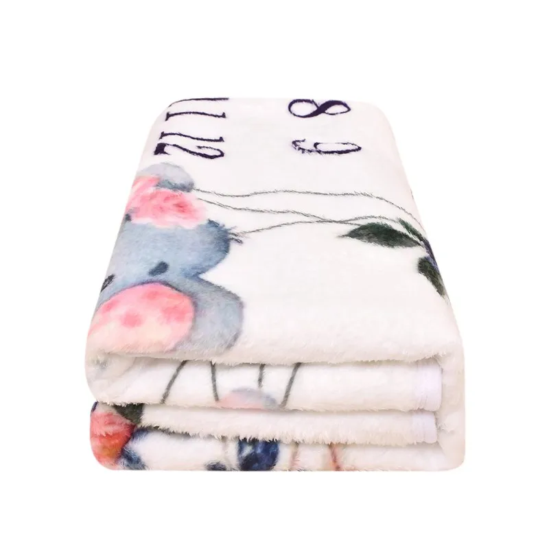 

CX-Newborn Baby Cute Cartoon Receiving Blankets Kids Toddler Printing Swaddling Blanket