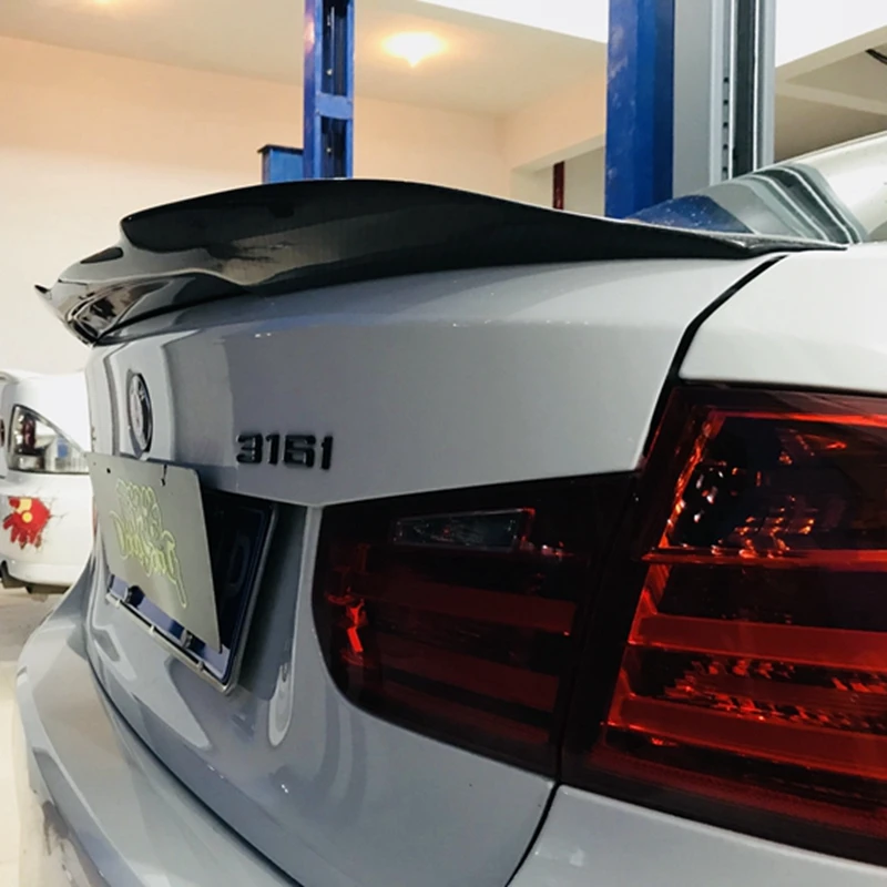 Задний спойлер F80 M3 из углеродного волокна стильная Скоба для BMW F30 3 серии 320i 318d 316d