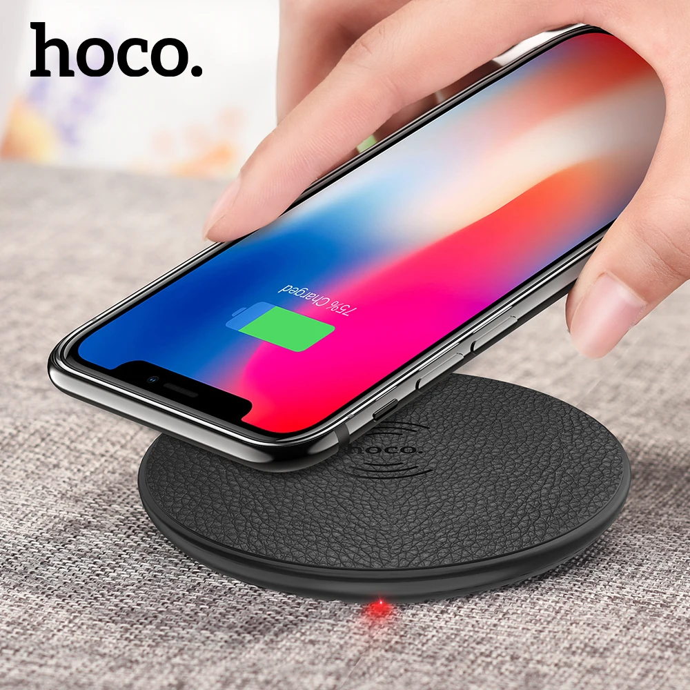 HOCO Qi Беспроводное зарядное устройство 5 В 2 а настольная Беспроводная зарядная