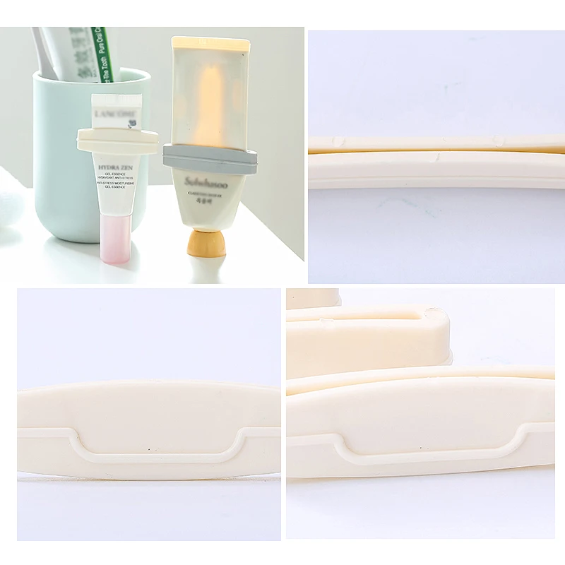 

3pcs/set Toothpaste Squeezer Cleanser Cosmetics Ointment Dispenser Multi-Function Bathroom Facial Strip Accessories Supplies
