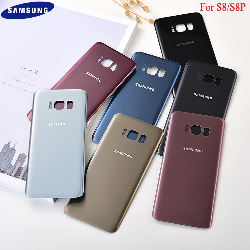 Задняя крышка для аккумулятора Samsung оригинальный корпус Galaxy S8 Plus + G955 G955F