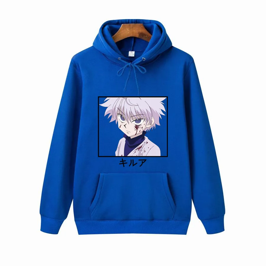 

Anime Hunter X Hunter Fashion Japanese cartoon image print female type autumn winter hoodie Loose sweatshirts for couples Tops