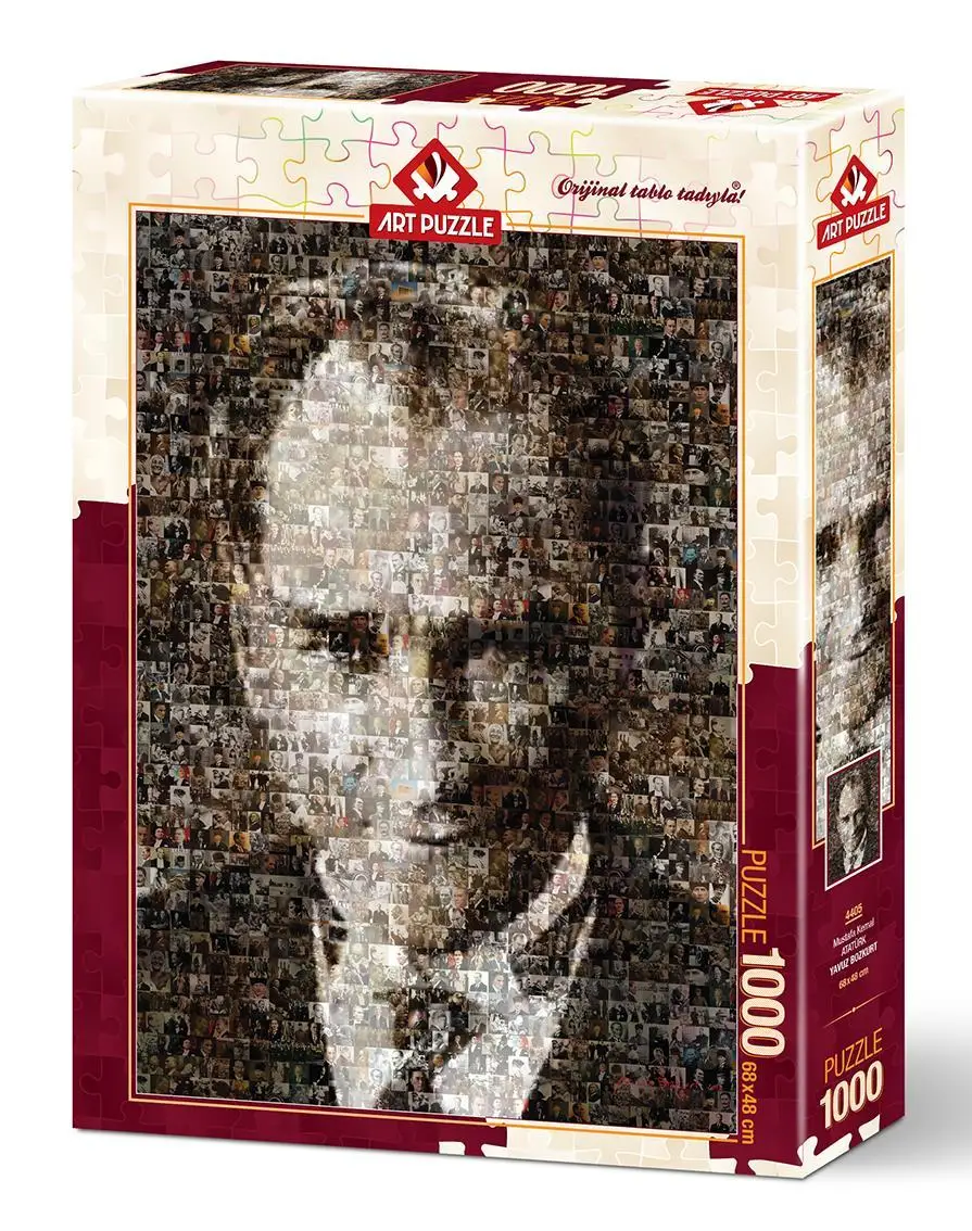 

Art Puzzle Mustafa Kemal Ataturk (Collage Puzzle) 1000 Piece Jigsaw Puzzle