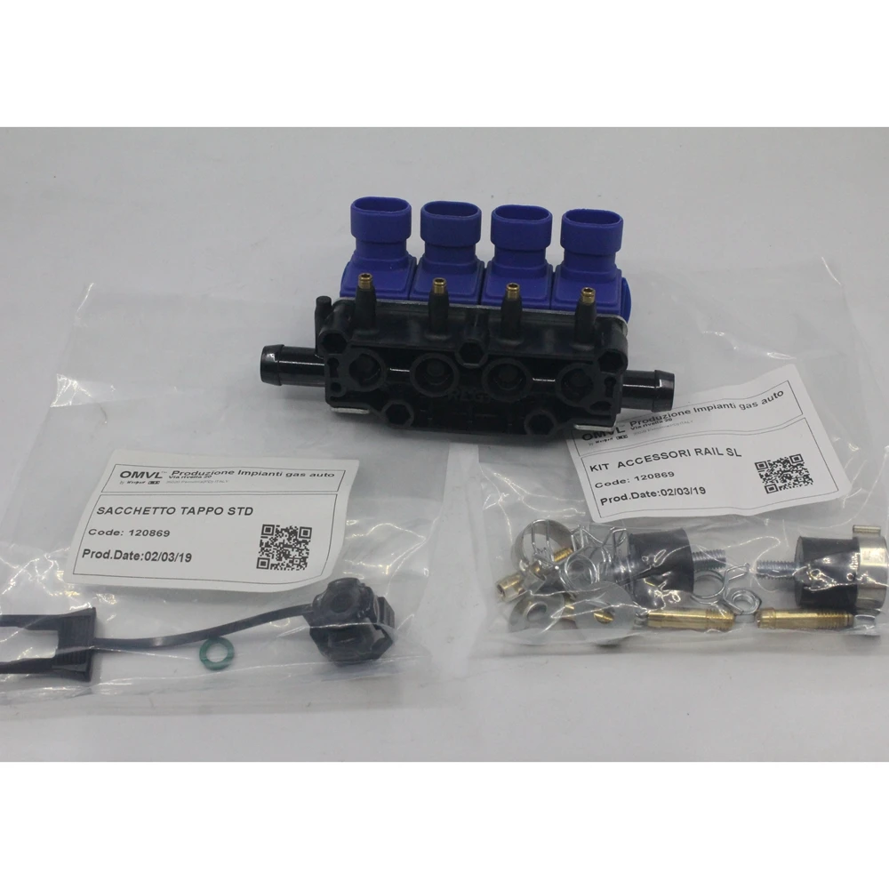 2.0mm OMVL REG 4CYL форсунки рельсы - Цвет: 2.0mm