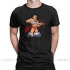 Мужская футболка He Man Masters Of The Universe, винтажные футболки из чистого хлопка, футболка с короткими рукавами, топы с круглым вырезом, большой размер