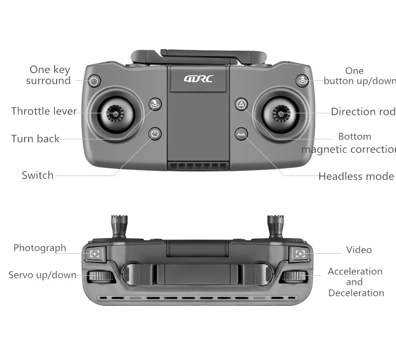 Дрон gps D4 Квадрокоптер HD 4K 1080P FPV 600M wifi видео в реальном времени 1,6 км Контроль расстояния полёт 30 минут Дрон с камерой