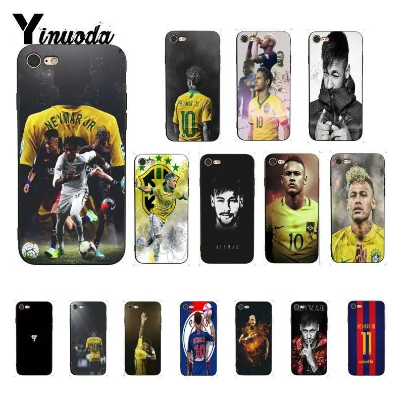 Yinuoda Neymar Новинка чехол для телефона Fundas iPhone X XS MAX 6 6s 7 7plus 8 8Plus 5 5S SE XR Coque Shell