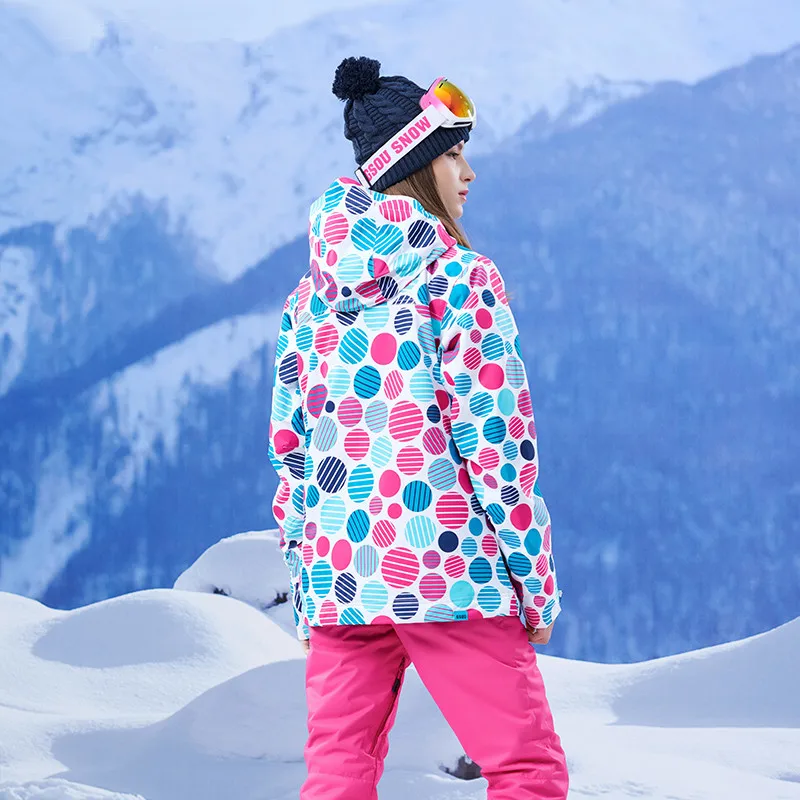 GSOU зимняя куртка для сноуборда женская водонепроницаемая ветрозащитная дышащая