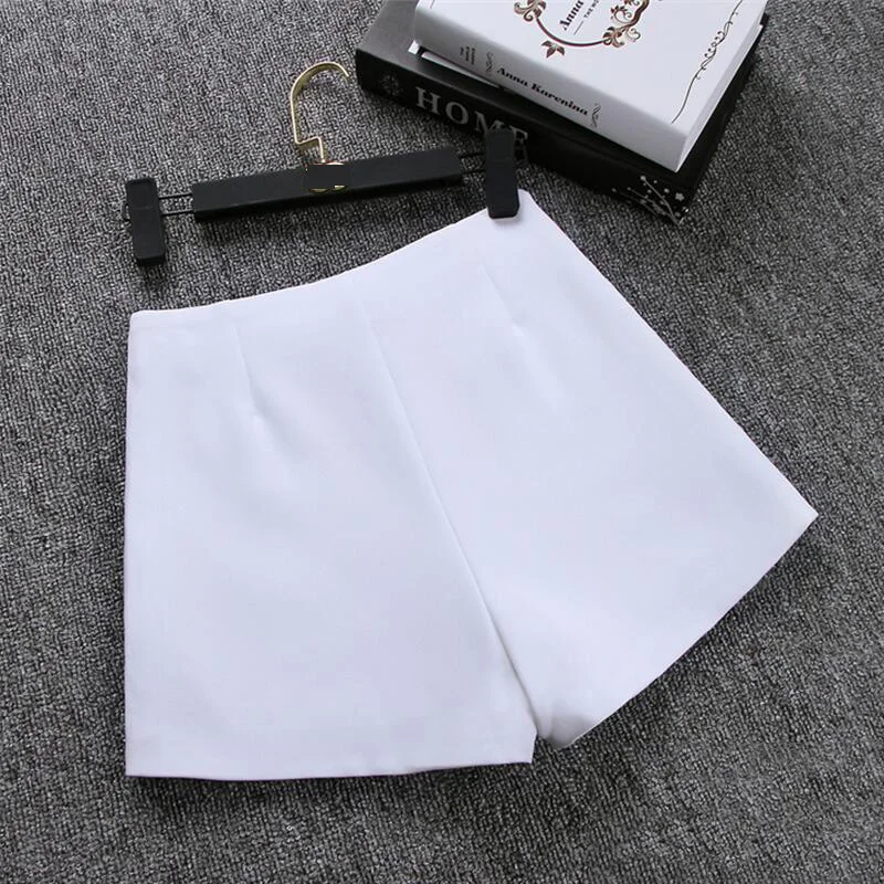 

Summer Hot Fashion New Women Shorts Skirts High Waist Casual Suit Shorts Black White Women Short Pants Ladies Shorts