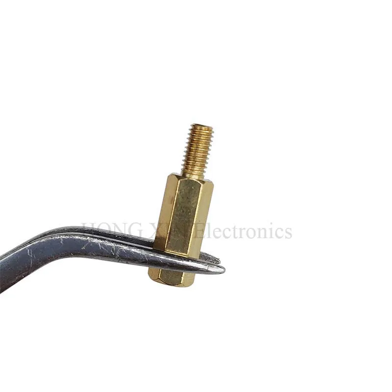 300 шт латунные стойки желтого цвета M3 разделитель для резьбовых изделий 4 12 мм и