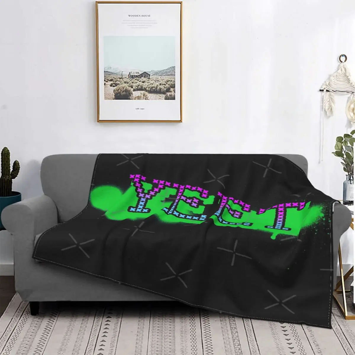 

Yeet-Manta a cuadros para cama, охват с капюшоном, a cuadros, 1 блок