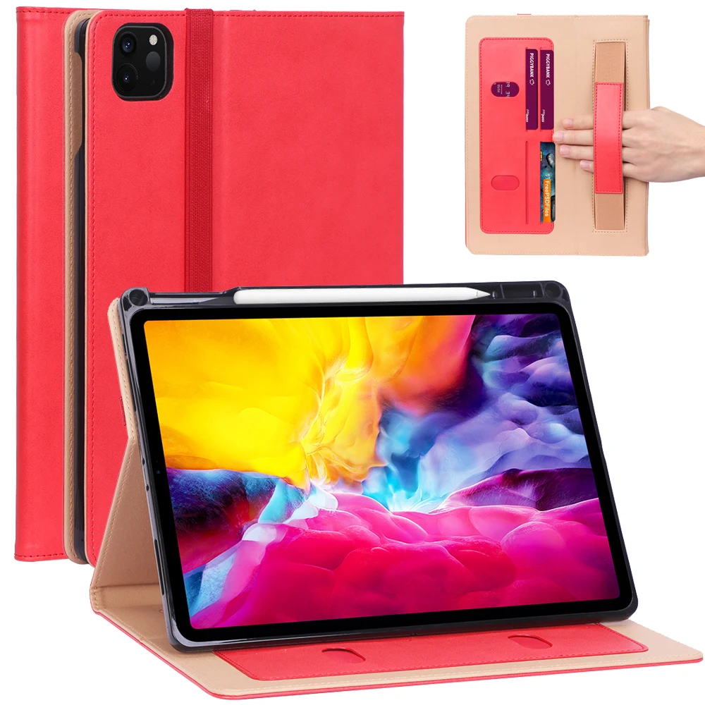 Противоударный чехол подставка для iPad Pro 11 2020 дюйма + слот карандаша A2228 A2068 A2230