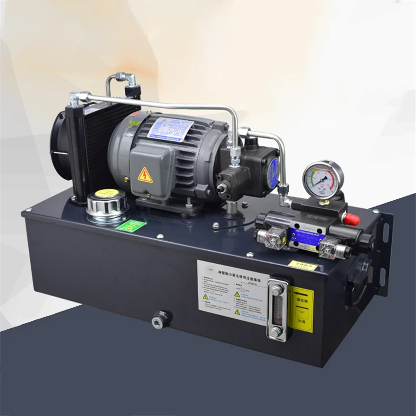 YT01-2 Hydraulic System Hydraulic Station Hydraulic Pump Station Cylinder Assembly Hydraulic Power Unit 0.75kw/1.5kw 12L/min