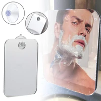 makeup mirror anti fog shower mirror for shaving trimming with suction cup portable bathroom accessories shaving mirror acrylic