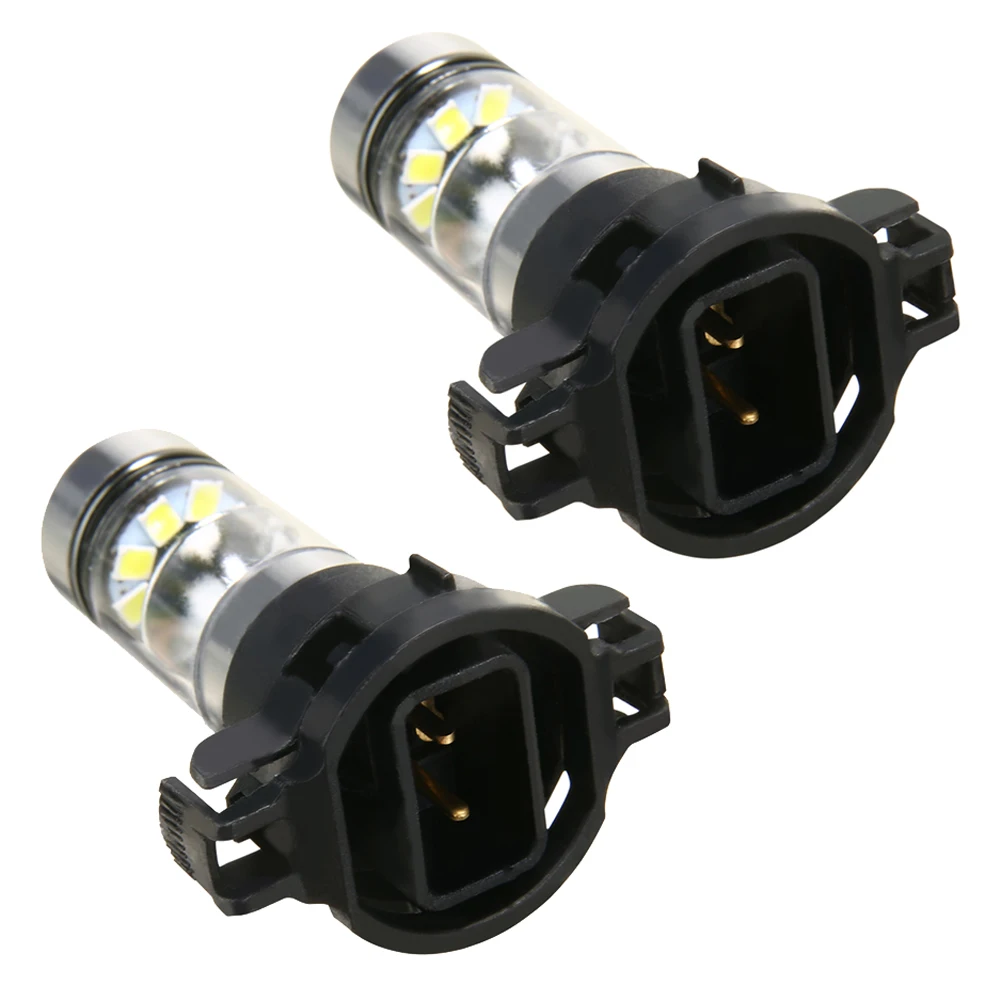 

2 Pcs 5202 H16 LED DRL Driving Fog Light Bulbs for 2007 2008 2009 2010 2011 2012 2013 2014 2015 Chevy Silverado 1500 Accessories