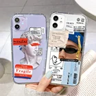 Чехол для iphone 11, силиконовый чехол для iPhone 12 Pro Max 13 Pro Max 12 Mini XS XR Max 8 7 6 6s Plus SE 2020