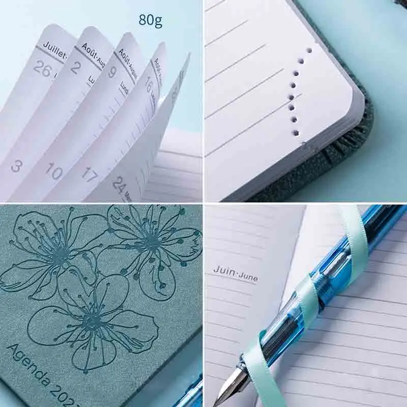 2021 Agenda Planner Organizer A5 Diary Notebook Monthly Weekly Notepad 365 Days Note Book Back to School Manual Travel Handbook |
