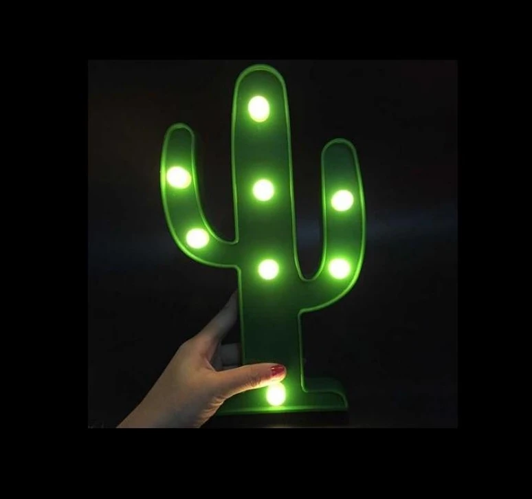 

Flamingo Led Night Light Marquee Sign Pineapple Cactus Wall Lamp For Kids Children Gift Party Home Room Decor