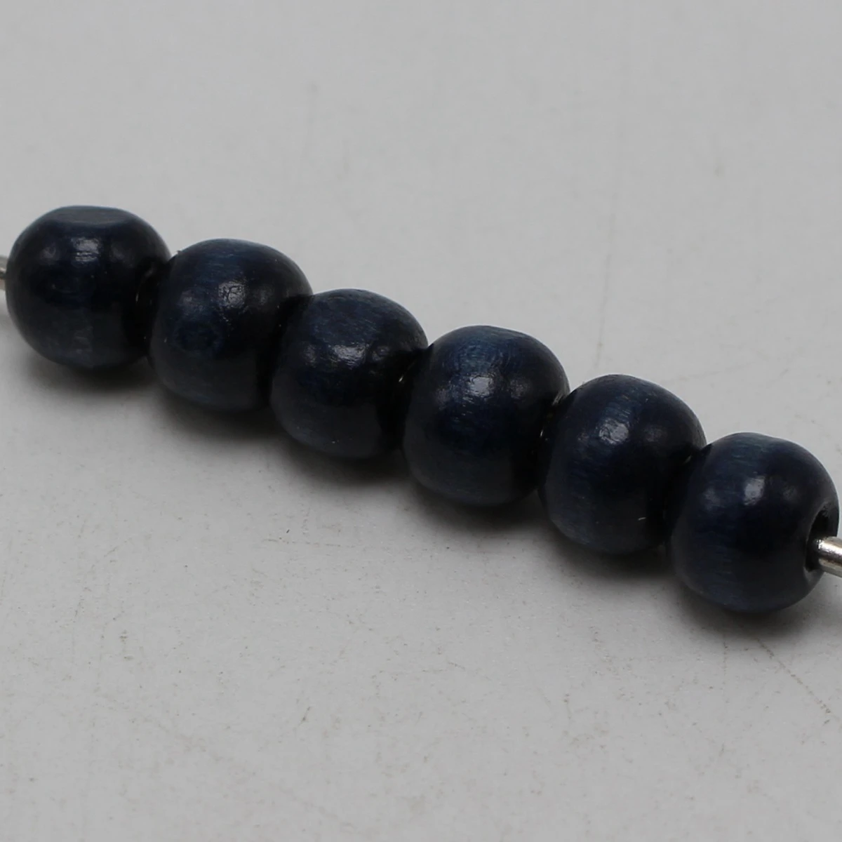 500 темно-синий 8 мм круглые деревянные бусины ~ | Украшения и аксессуары