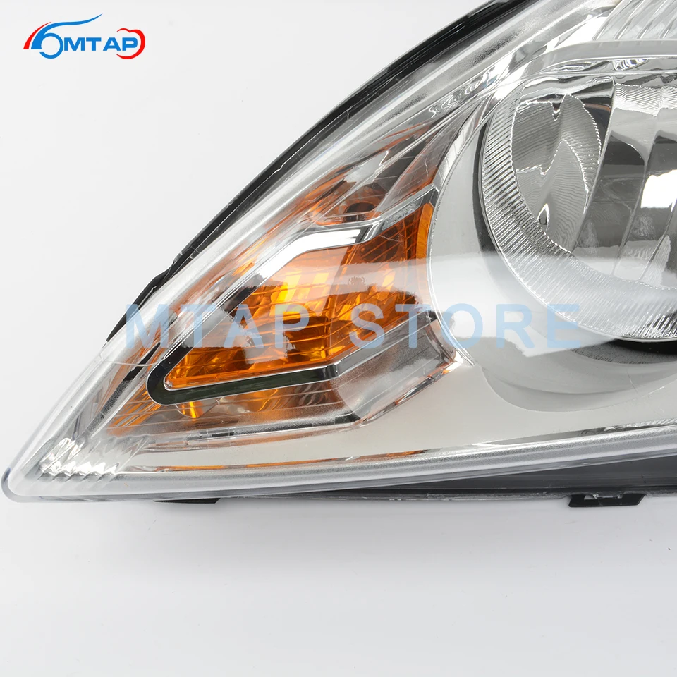 Налобный фонарь MTAP в сборе галогенный черный белый светильник Ford Focus MK2 2009 2010 2011 2012