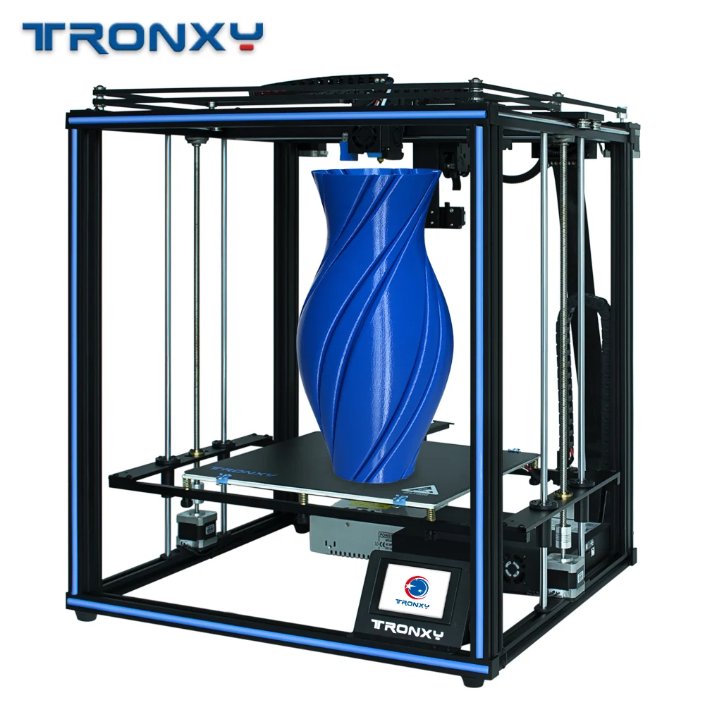 Bestellen Tronxy X5SA PRO 3D Drucker FDM Linearführungsschiene Hohe Präzision Titan Extruder 3D DIY Kit Stabile Motherboard Auto Ebene Maschine