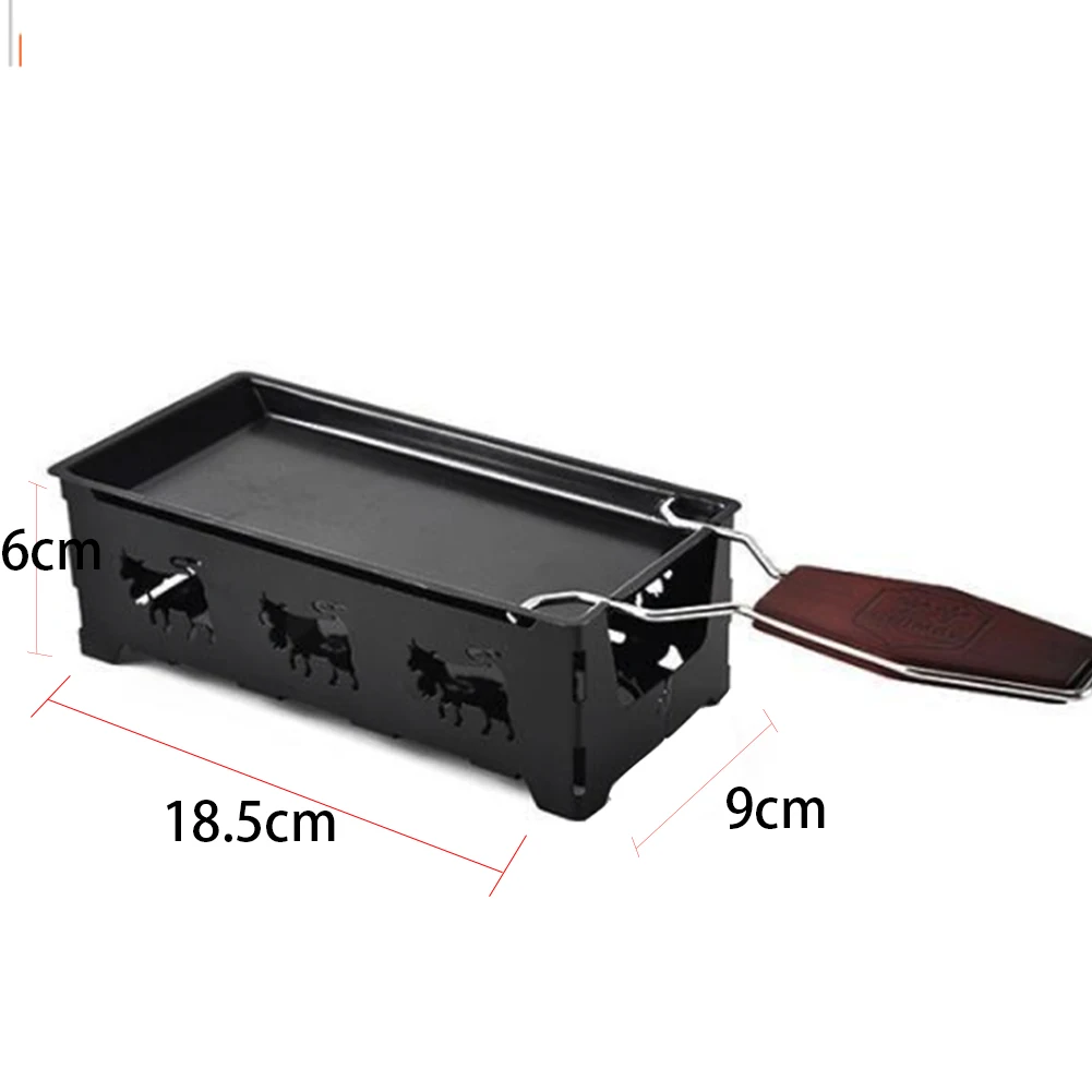 Портативная швейцарская мини духовка для сыра с антипригарным покрытием