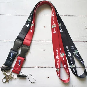 1pc atc keychain fashion trinket phone strap embroidery keychain pilot aviation air traffic controller lanyard christmas gift free global shipping