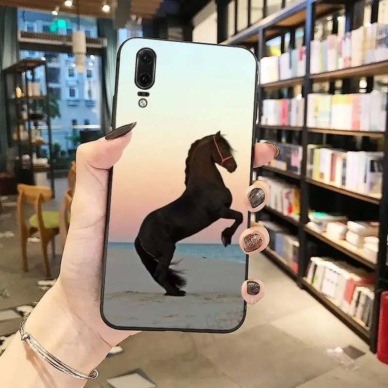 

Running horse art animal Phone Case For Huawei honor Mate P 10 20 30 40 Pro 10i 9 10 20 8 x Lite