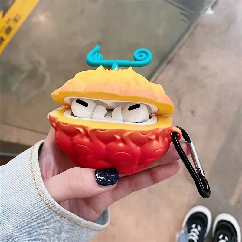 Силиконовый чехол для наушников Airpods 3 2021 с изображением фруктов из японского