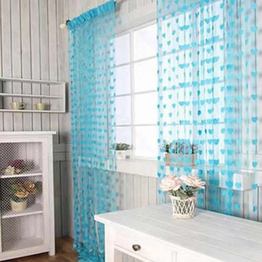 Милая веревка в форме сердца с кисточками для двери|Занавески| |