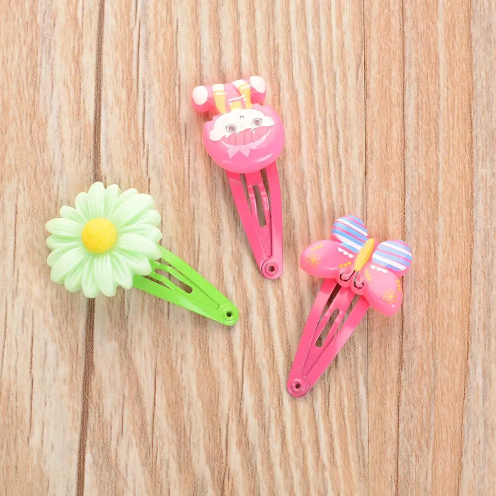 10 штук в партии с героями мультфильмов бусины конфеты Цвет заколки для волос