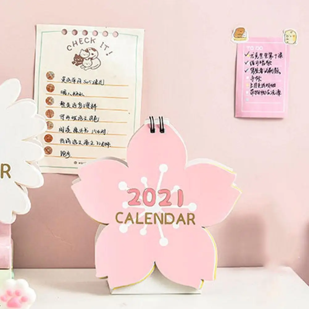 

2021 Cartoon Cherry Blossoms Desktop Calendar Schedule Office Agenda Calendar Calendar School Agenda Kawaii Table Table Pla H4C6