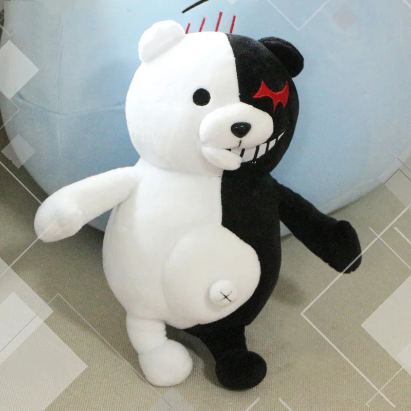 Игрушка плюшевая Монокума Danganronpa V3 кукла-кролик мономи черно-белый медведь