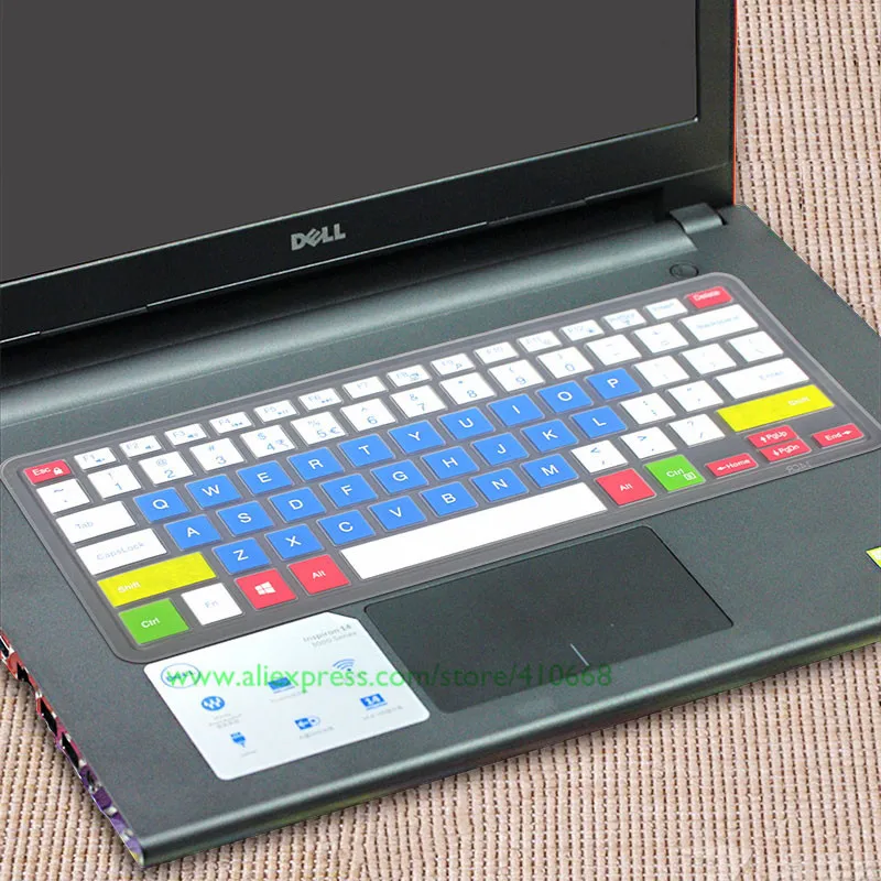 Красочные Силиконовый чехол покрытие для клавиатуры протектор для Dell Inspiron 13 5000 13,3 дюймов i7370 i7373 5580 5482 3482 1" ноутбук