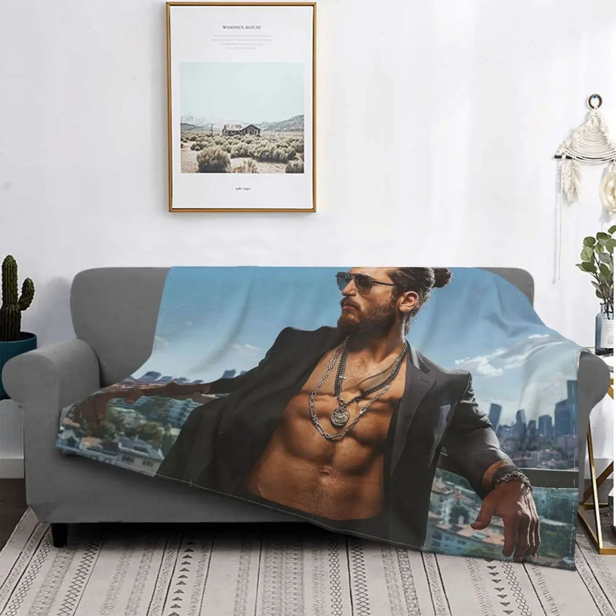

Can Yaman-mantas de invierno para Actor, cobija suave multifunción para músculos abdominales, para sofá, colcha al aire libre