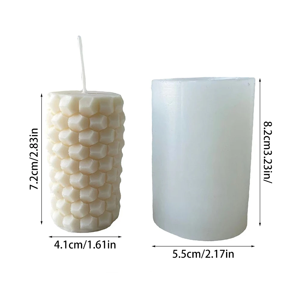 Геометрическая Цилиндрическая Свеча искусственное мыло для изготовления