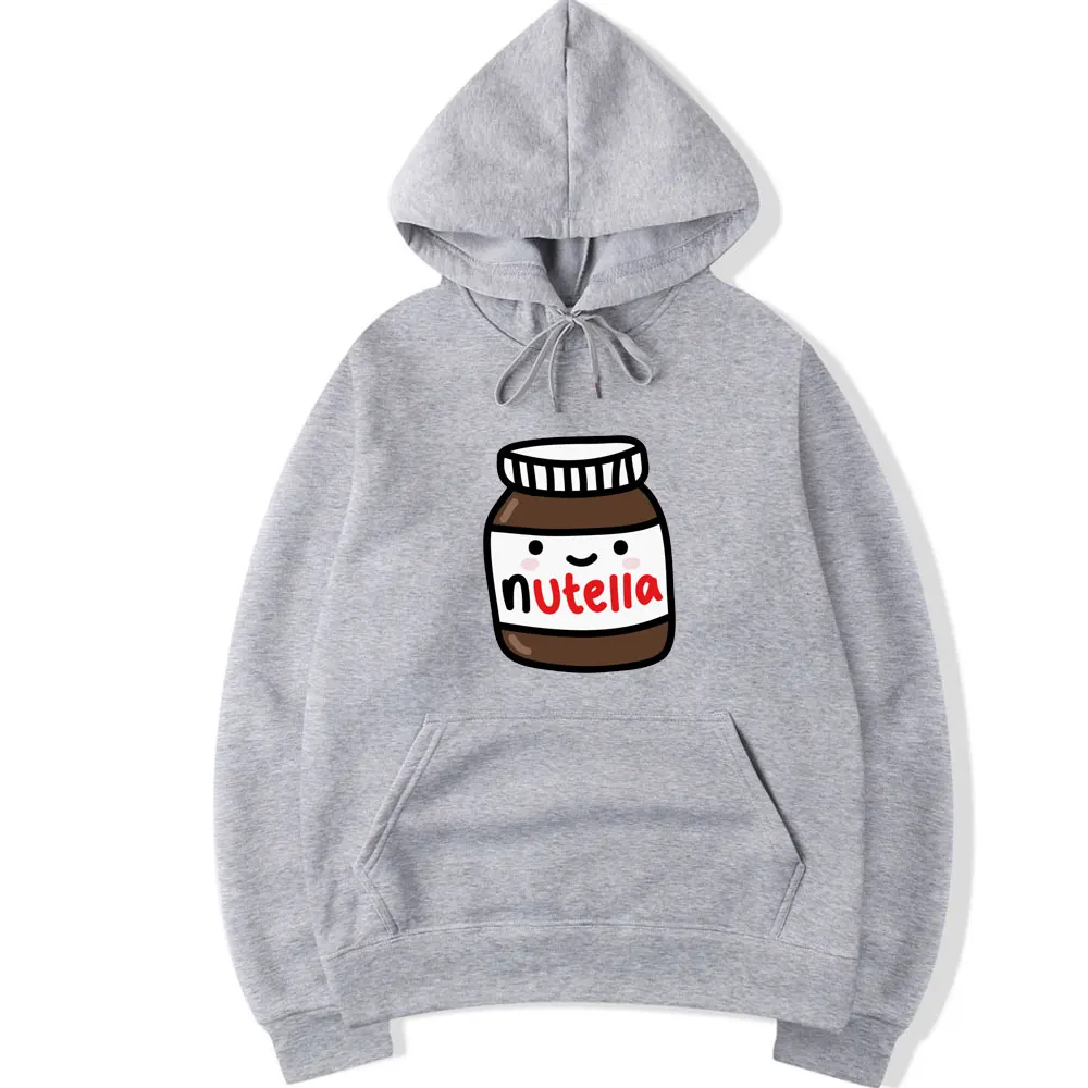 Толстовка Nutella Jar с капюшоном симпатичная Реалистичная как в холодильнике