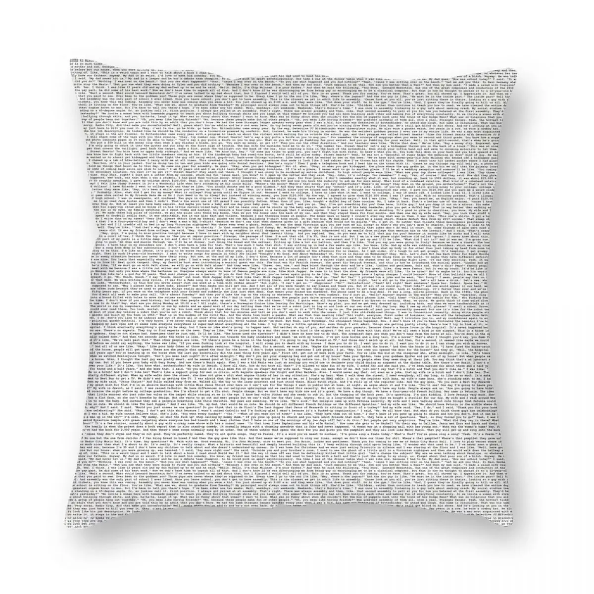 Превосходная детская квадратная наволочка John Mulaney из полиэстера и льна