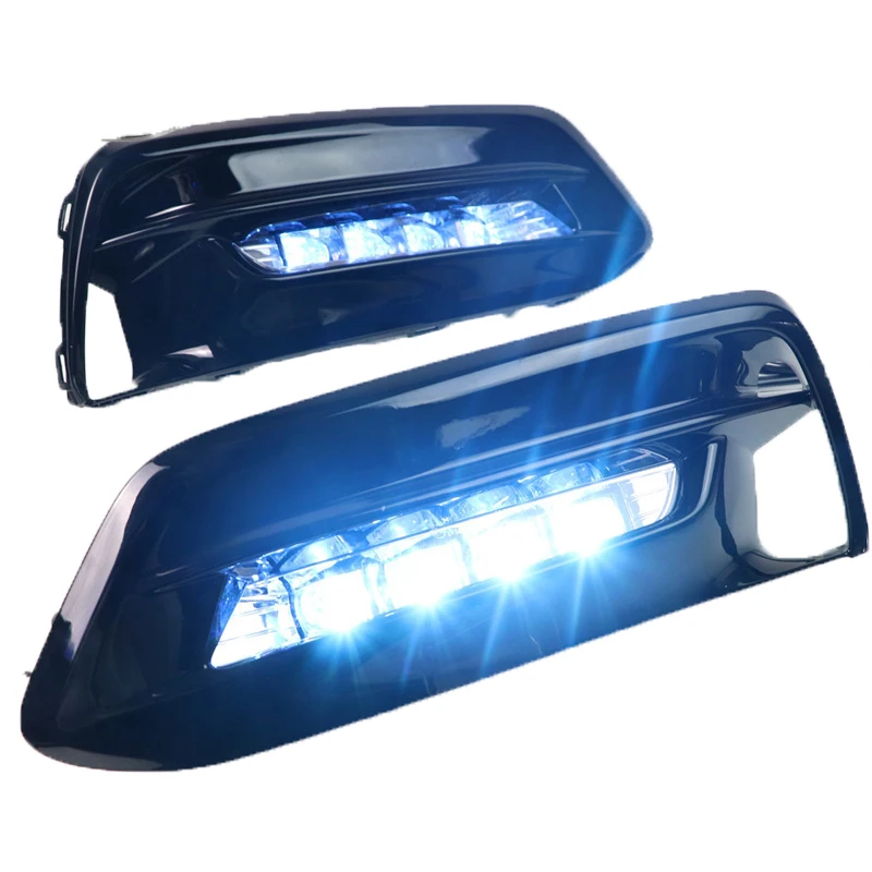 PMFC 2 шт. светодиодные дневные ходовые огни светильник DRL противотуманные фары для