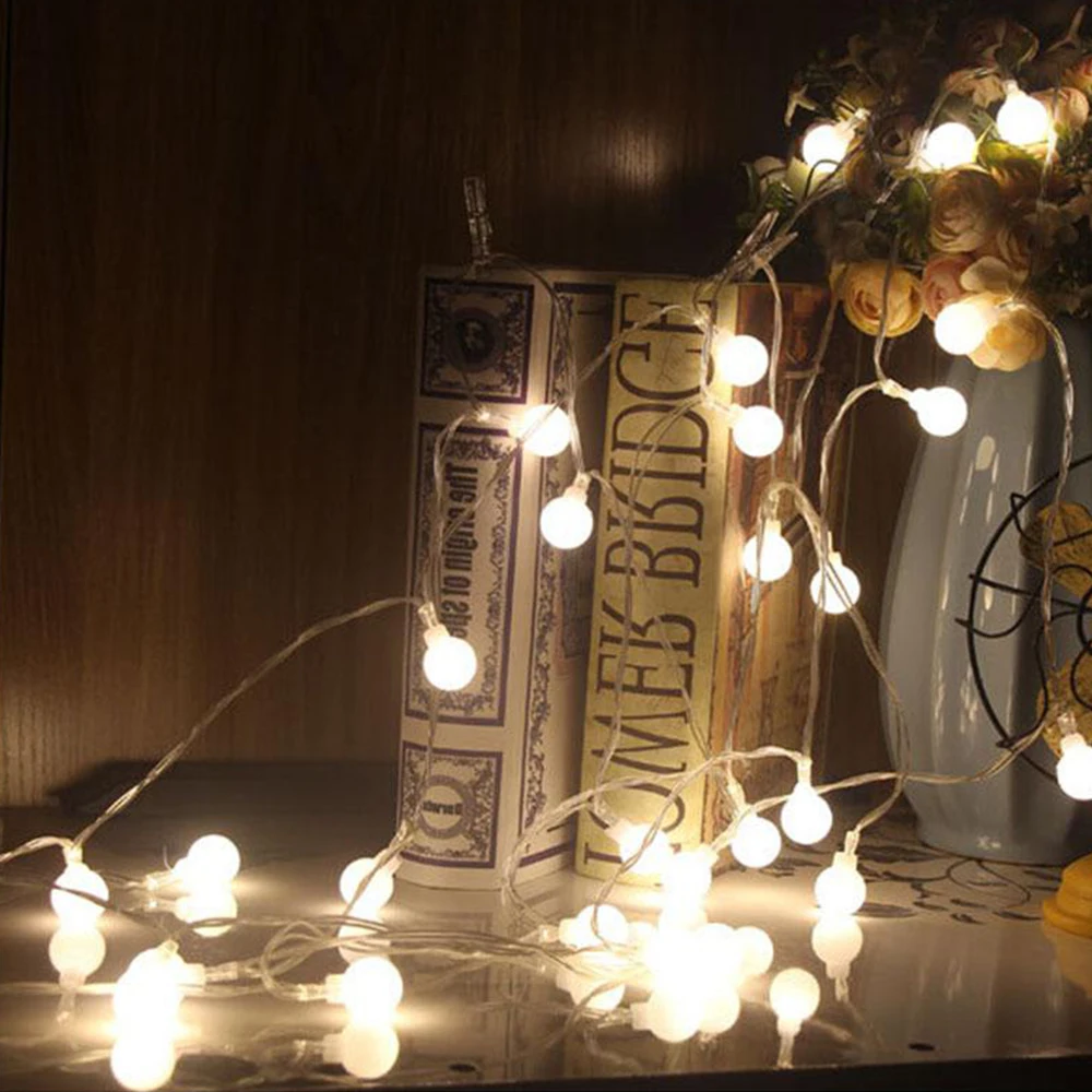 10M100 светодиодный гирлянда Рождественский шар световая водонепроницаемая