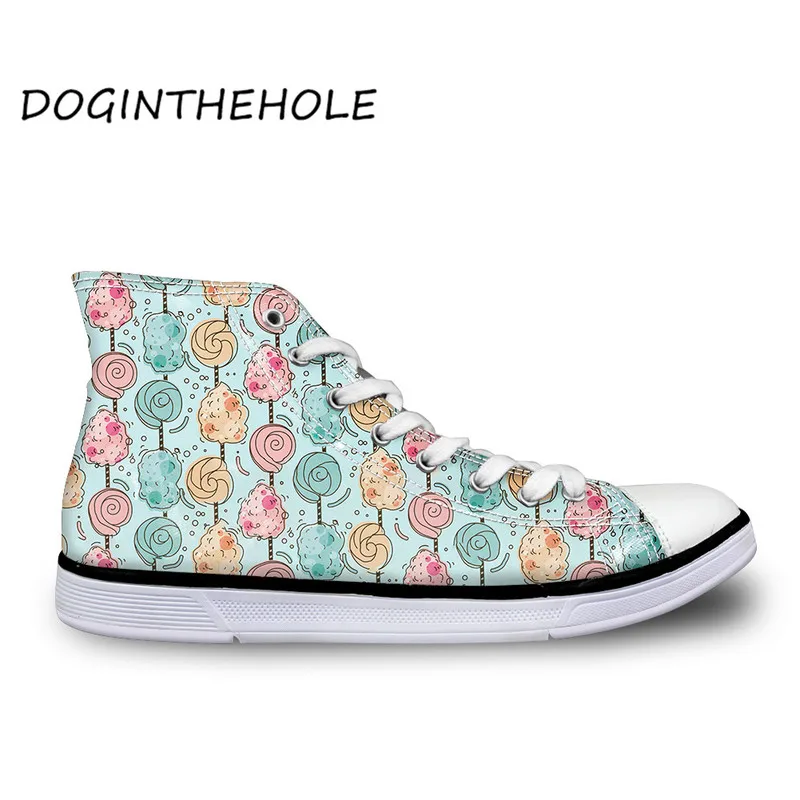 Лидер продаж Женская модная парусиновая обувь Яркие кроссовки с 3D рисунком