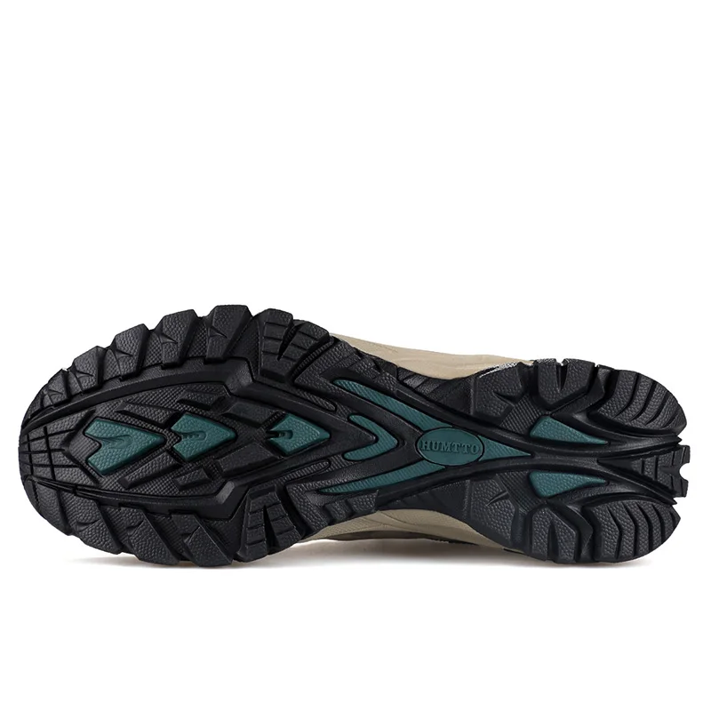 HUMTTO Waterproof Hiking Shoes for Men Women Breathable Leather Trekking Shoes Outdoor Climbing Mountain Walking Women Sneakers